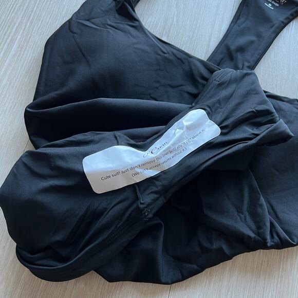 J Crew Gail One Piece In Classic Sculpt Swimsuit 10 Black - Picture 5 of 7